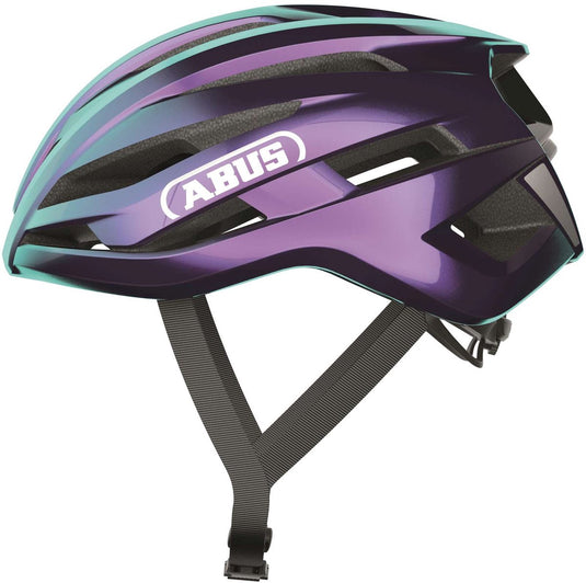 Abus fietshelm stormchaser ace flip flop purple m - 54-58 cm - paars - geschikt voor gebruik op racefietsen - gravelbikes - 220 g