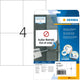 Merkloos sans marque herma labels white 105x148 removable superprint 100 pcs.