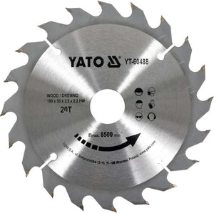 Yato cirkelzaagblad ø185 mm - 18 t - binnendiameter 20 mm