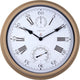 Nextime hyacinth – wandklok – 40.5 cm – metaal – bruin – weerbestendig