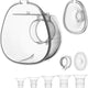 Lionelo fidi free lumi spare set – set reserveonderdelen voor fidi free lumi borstkolf – 6 siliconen borstschilden + membraan, bakje verbindingstuk – hygiënisch duurzaam