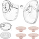 Lionelo fidi free slim spare parts set – originele geschikt voor de borstkolf fidi free slim en fidi free slim duo – 4 siliconen borstschilden (17–24 mm) – membraan, ventiel, air chamber melkreservoir