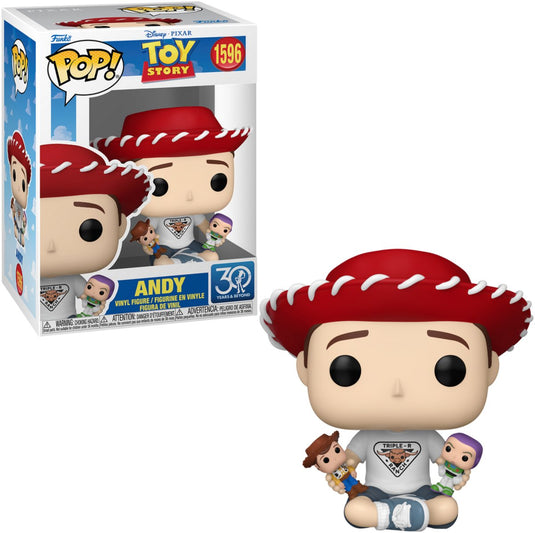 Funko pop! toy story 30th anniversary - andy w woody buzz