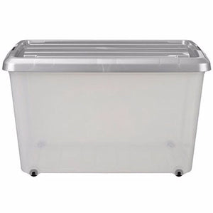 Iris opbergbox - 50 liter - wieltjes