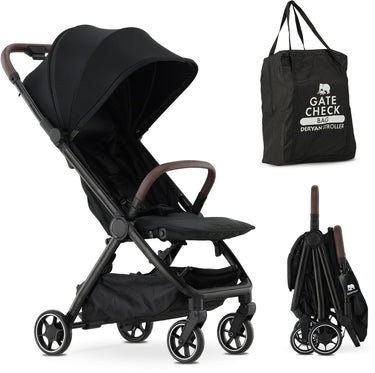 Deryan air buggy - vliegtuig buggy - 8 kg - geïntegreerde tas - zwart