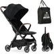 Deryan air buggy - vliegtuig buggy - 8 kg - geïntegreerde tas - zwart