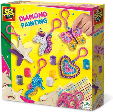 Ses diamond painting - houten sleutelhangers