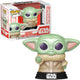 Funko pop star wars: holiday - mandalorian - grogu pop #733