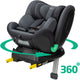 Bebeconfort evolvefix plus i-size - autostoeltje - tinted black - vanaf de geboorte tot 12 jaar