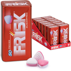 Frisk strawberry - frismakers - suikervrij - 1x12stuks