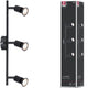 Paulmann spotlight carolina gu10 230v max. 3x10w dimbaar zwart mat