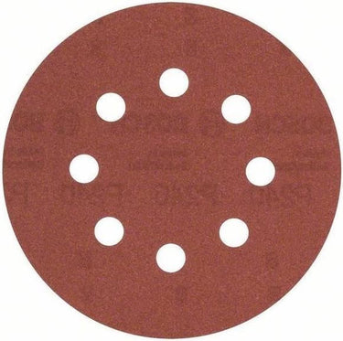 Bosch 5-delige schuurbladset voor excenterschuurmachines 125 mm geperforeerd - korrel 240