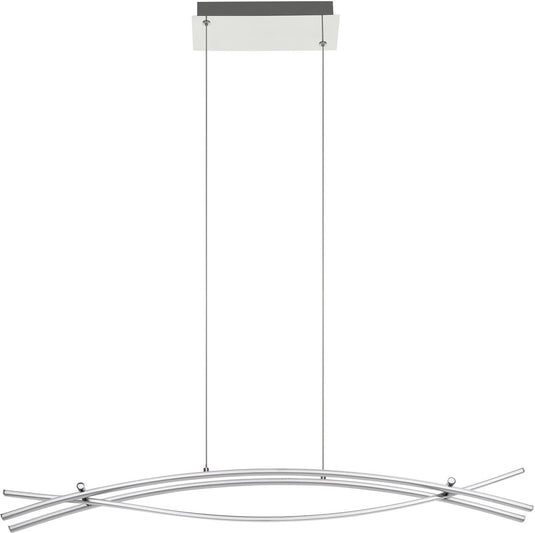Eglo nevado hanglamp - led - 90 cm - chroom wit