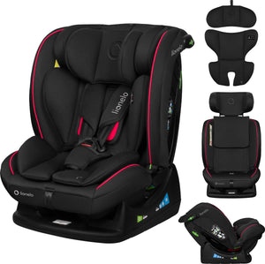 Lionelo aart i-size autostoel – voor kinderen 40-150 cm – 4in1 groep 0-1-2-3 – i-size r129 – voor- en achterwaarts (rwf tot 105 cm) – montage met autogordel – memory foam hoofdsteun – 13-standen – comfortinzet – wasbare hoes