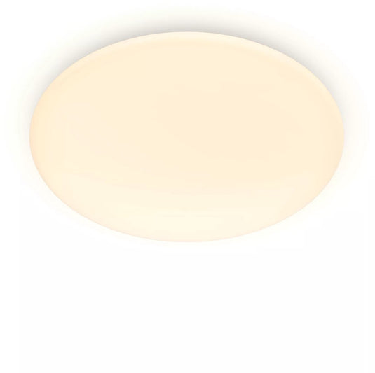 Philips led philips moire plafondlamp - koelwit licht: 4000k - wit - rond - 20w - diameter: 38 cm