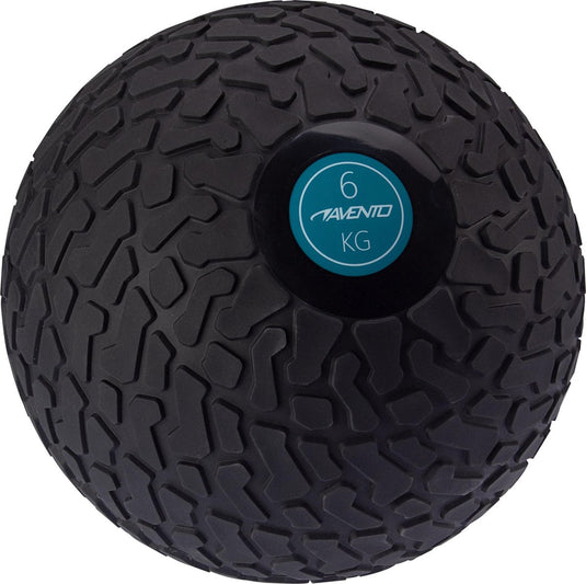 Avento slam bal met profiel - 6 kg - zwart blauw