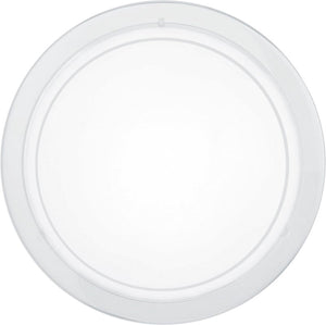 Eglo planet 1 plafond- en wandlamp - e27 - ø 29 cm - wit