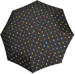 Reisenthel umbrella pocket duomatic opvouwbare paraplu - ø 97 cm - dots zwart