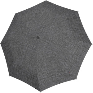Reisenthel umbrella pocket duomatic opvouwbare paraplu - ø 97 cm - twist silver grijs