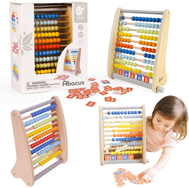 Classic world houten telraam met telkaarten