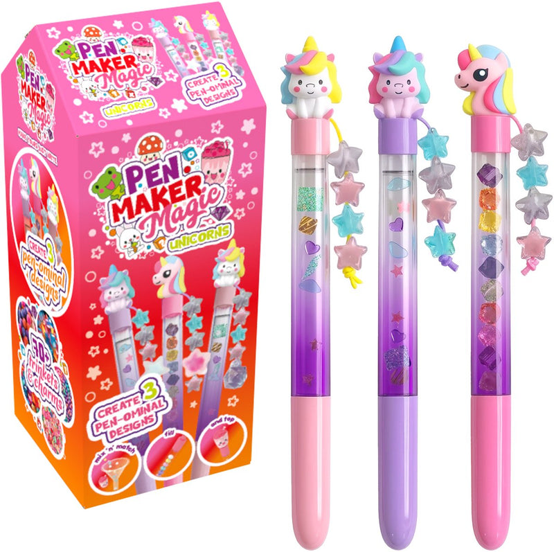ギャラリービューアに画像をロードする, Gear2play pen maker magic - mini: unicorn - maak 3 unieke pennen met kralen, bedels en unicorn figuren
