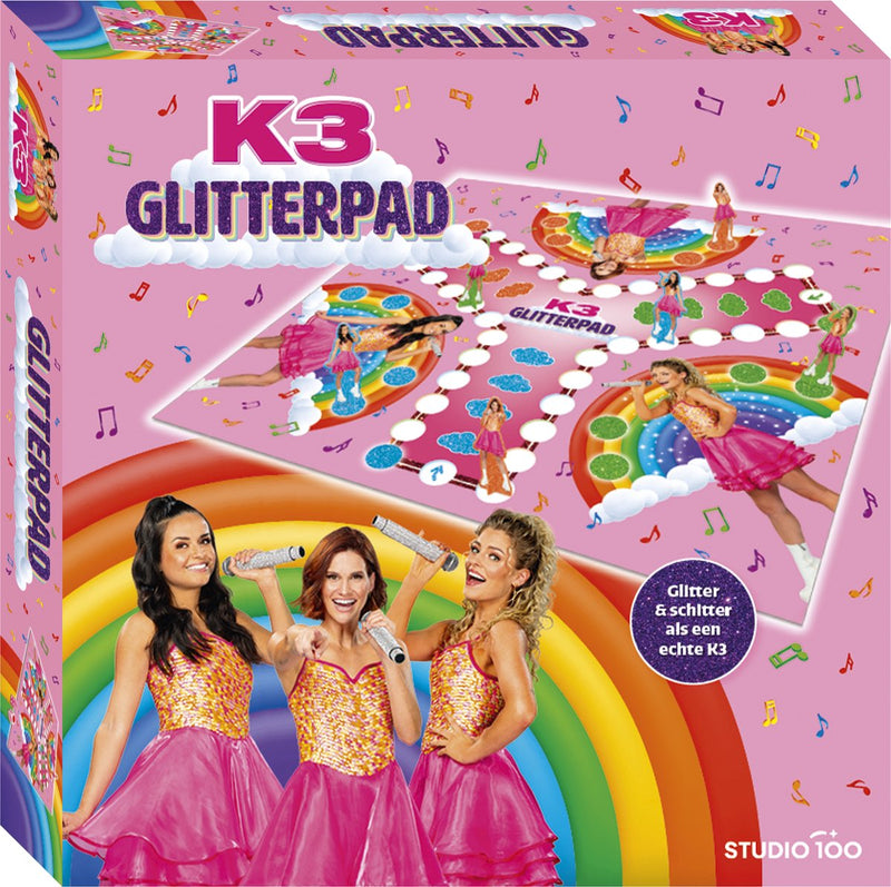 Afbeelding laden in galerijviewer, K3 bordspel - glitterpad
