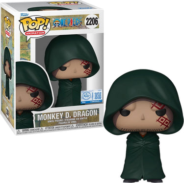Funko pop! animation: one piece - monkey d. dragon #2206 special edition exclusive