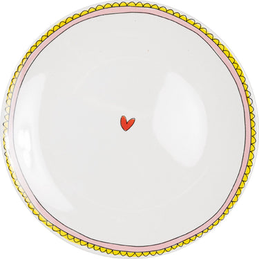 Blond amsterdam , even bijkletsen: diner bord 26cm uni