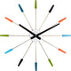 Nextime plug inn – stille wandklok – 58 cm – metaal – multicolor – design