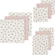Meyco baby mini panther starterset - 9-pack - hydrofiel - soft pink