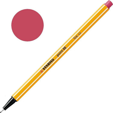 Stabilo point 88 - fineliner - aardbeien rood (88 49)