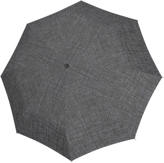Reisenthel umbrella pocket duomatic opvouwbare paraplu - ø 97 cm - twist silver grijs