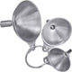 Westmark trechterset, 3 stuks, ø 4,5 cm, 5,5 cm en 7,5 cm, rvs, mini, zilver, 51192270