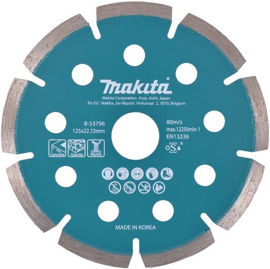 Makita diamantschijf 125x22,23x1,6mm segment