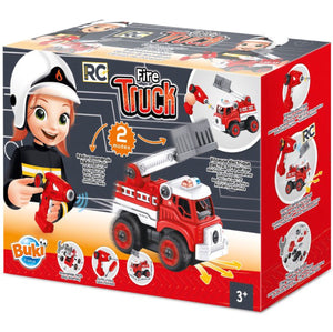 Buki france buki - bestuurbare rc brandweerwagen - wagen op afstandsbediening