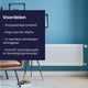 Plieger compact paneelradiator type 11 - wit - 40 x 160 cm
