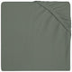 Jollein - baby hoeslaken boxmatras jersey (ash green) - katoen - hoeslaken box - 75x95cm