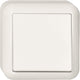 Schneider electric opbouw wisselschakelaar - polarwit - contura - - 381604