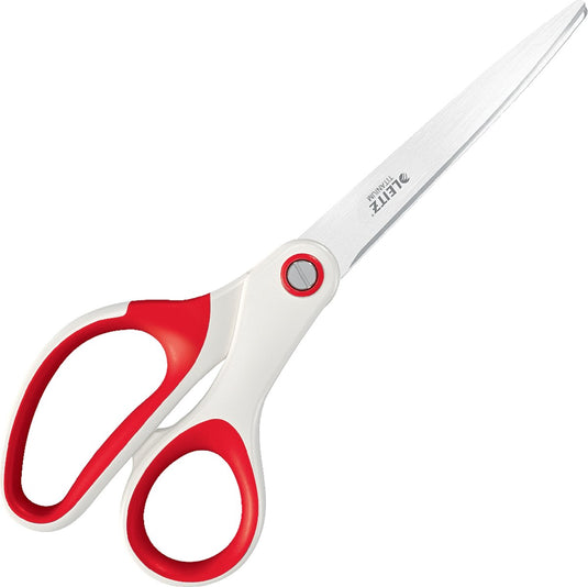 Leitz wow titanium roestvrijstalen schaar - rood