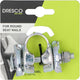 Dresco zadelstrop chroom