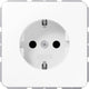 Jung wandcontactdoos (wcd schakelmateriaal) - cd1520nww - e36g8