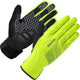 Gripgrab - ride waterproof winter fietshandschoenen lange vinger waterdicht met padding - unisex - geel hi-vis - maat s