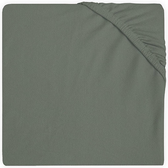 Jollein - baby hoeslaken ledikant jersey (ash green) - katoen - 60x120cm