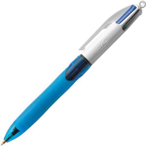 Balpen bic 4 colours grip medium 4-kleurig