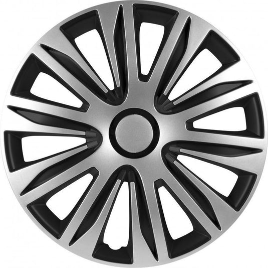 Carpoint gorecki wieldoppenset nardo 14 zwart zilver