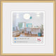 Walther new lifestyle - kunststof lijst - fotoformaat 15x15 cm - goud