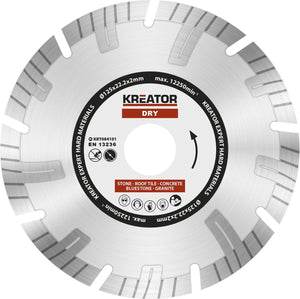 Kreator krt084101 diamantschijven set – 125mm – universeel