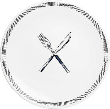 Blond amsterdam - x noir - onbijtbord - fork knife - ø 22 cm
