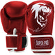 Super pro combat gear talent (kick)bokshandschoenen rood wit 4oz