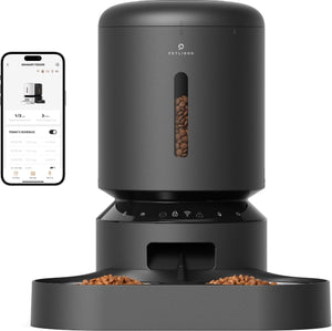 Petlibro granary dubbele automatische voerbak met wifi 5l zwart